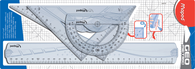 Kit de traçage Maped Geometric 4 pièces