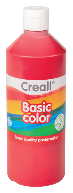 Gouache Creall Basic rouge foncé 500ml