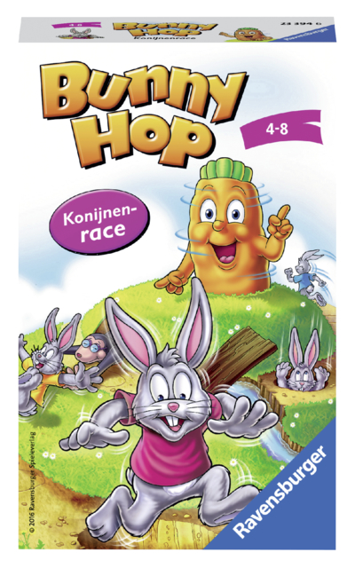 Jeu Ravensburger Bunny Hop konijnenrace NL