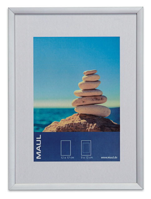 Cadre photo MAUL Design 13x18cm aluminium cadre argent