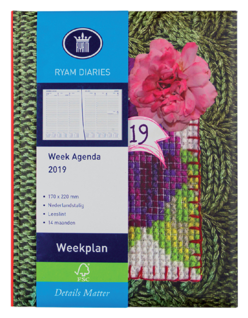 Agenda 2025 Ryam Weekplan Limited Edition 7 jours/ 2 pages assorti