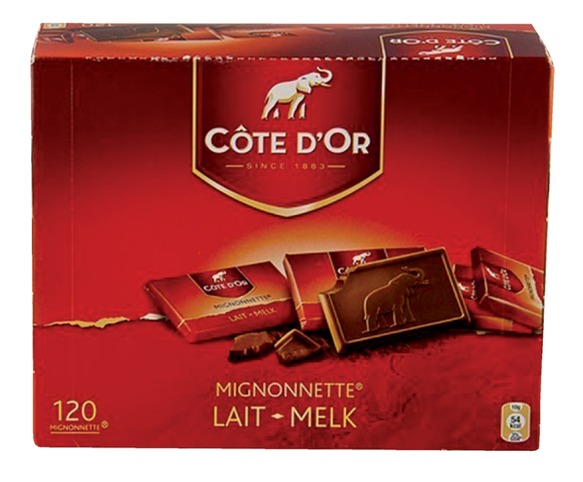 Chocolade Cote d'Or mignonnette melk 120x10 gram