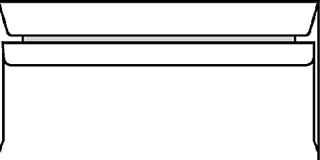 Envelop IEZZY C5/6 114x229mm venster rechts strip wit 500 stuks