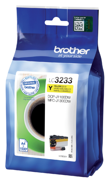 Cartouche d'encre Brother LC-3233Y jaune