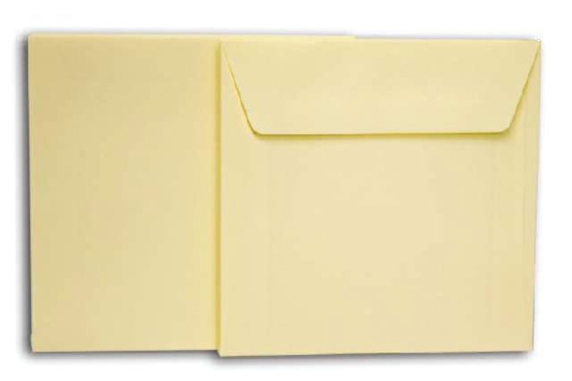 Enveloppe Papyrus Envelpack Design carré 894416140x140mm blanc 10 pièces