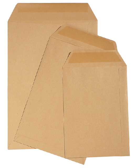 Envelop Quantore loonzak 85x125 70gr bruin 1000 stuks