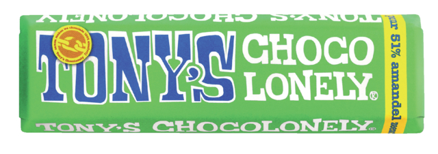 Barre chocolatée Tony's Chocolonely amande au sel marin 47g