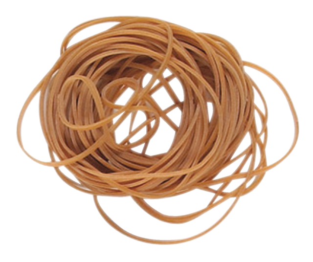 Elastique Standard 12 Rubber Bands 40x1,5mm 50g brun 330 pièces