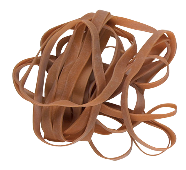 Elastiek Standard Rubber Bands 32 80x2.5mm 500gr 1000 stuks bruin