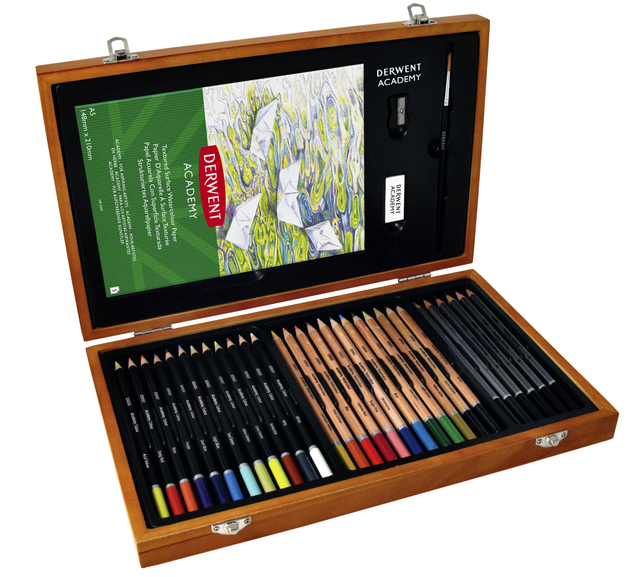 Coffret dessin en bois Derwent Academy