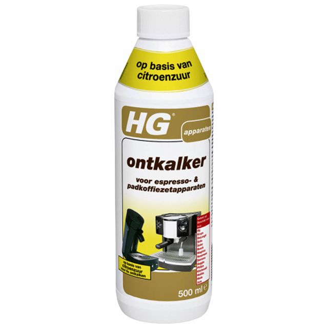 Ontkalker HG voor koffiemachines 500ml