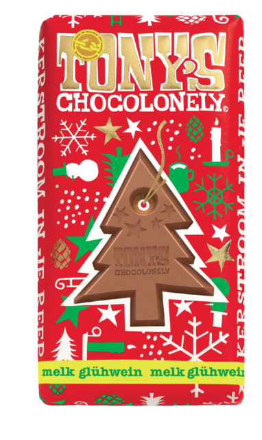 Chocolat Tony's Chocolonely 180g lait Glühwein