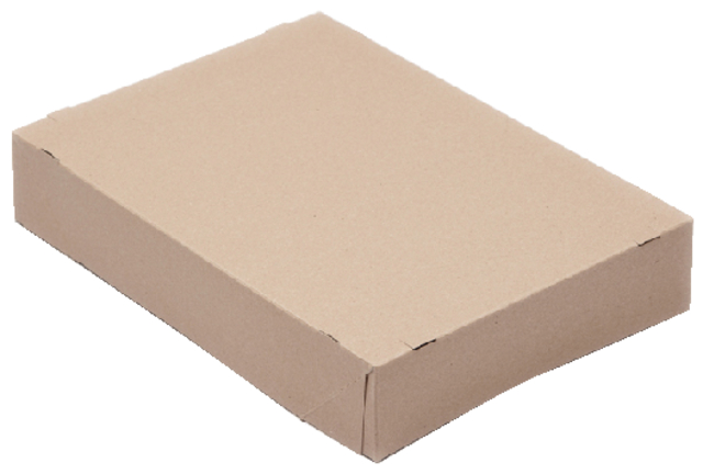 Paraatdoos CleverPack A4 305x218x55mm voor 500 vel bruin pak à 10 stuks