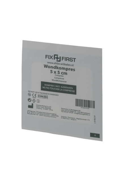 Compresses stériles FixFirst stérile 5x5cm