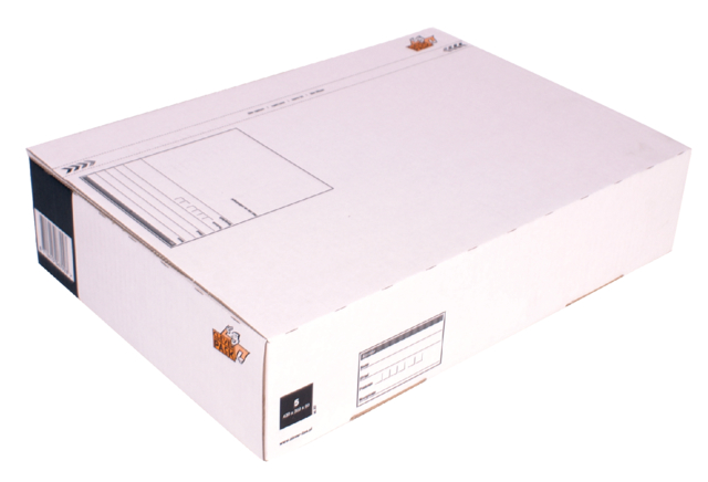 Boîte poste 5 CleverPack 430x300x90mm blanc 25 pièces