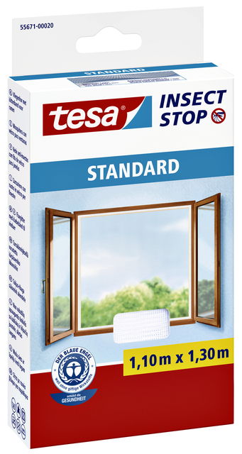 Moustiquaire tesa® Insect Stop STANDARD fenêtre 1,1x1,3m blanc