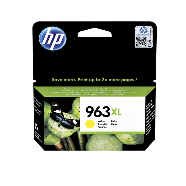 Inktcartridge HP 3JA29AE 963XL geel