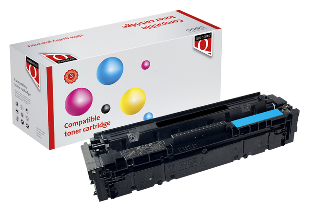 Cartouche toner Quantore alternative pour HP CF541A 203A bleu