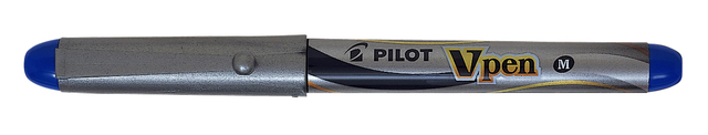 Stylo plume Pilot V-pen argent bleu