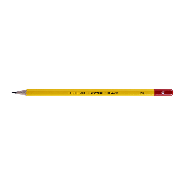 Crayon graphite Bruynzeel Burotek 2B gris