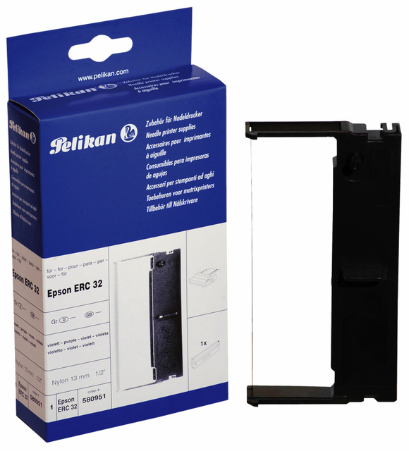 Ruban Pelikan Epson ERC32 violet