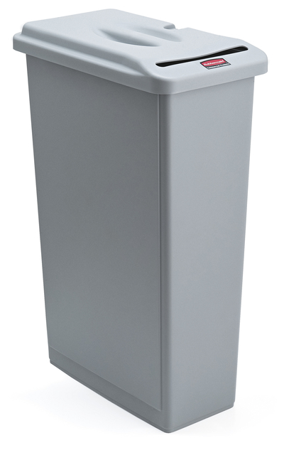 Conteneur Rubbermaid Slim Jim pour documents confidentiels 87L gris