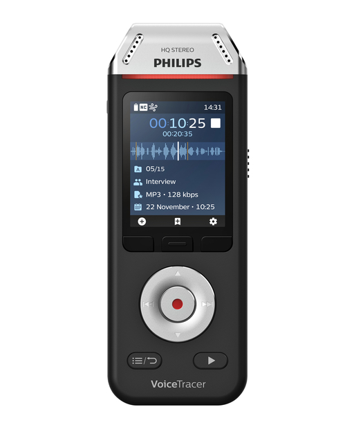 Enregistreur audio Philips DVT 2110 pour interviews