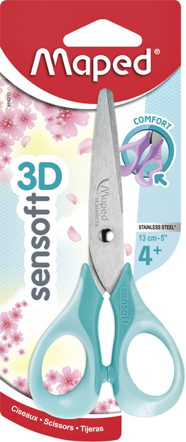 Ciseaux Maped Sensoft 13cm pastel assorti