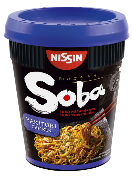 Nouilles Nissin Soba Yakitori gobelet