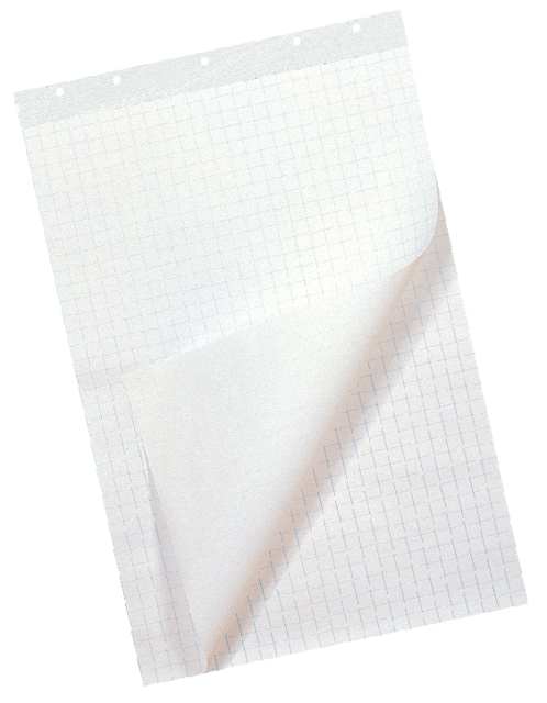 Flipoverpapier Qbasic 65x95cm 20vel opgerold