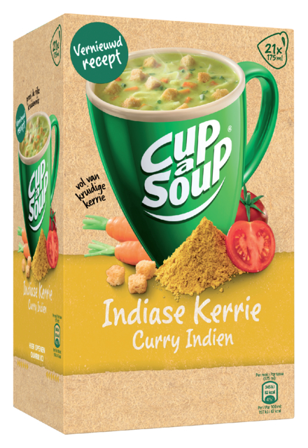 Cup-a-Soup Unox Indiase kerrie 21x175ml