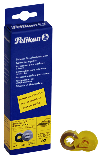 Ruban Pelikan groupe 143 Liff-Off Universel 5 pièces