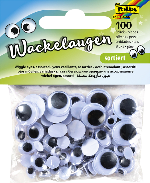 Wiebelogen Folia 100 stuks 6 formaten wit 100 stuks