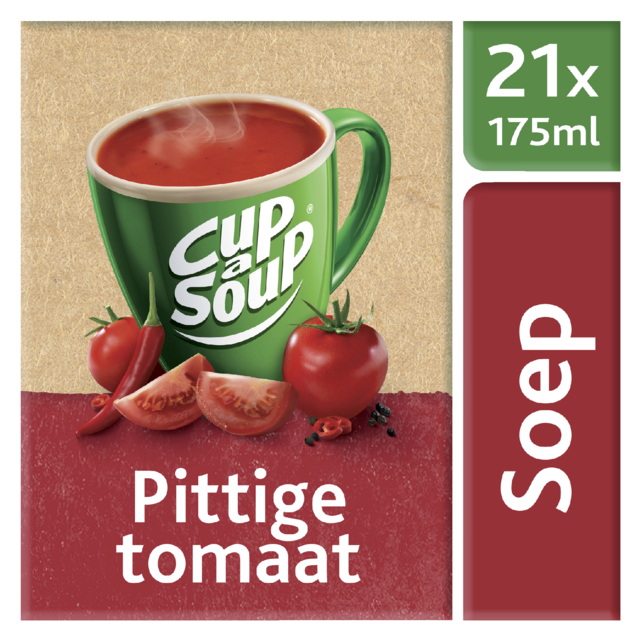 Cup-a-Soup Unox pittige tomaat 21x175ml