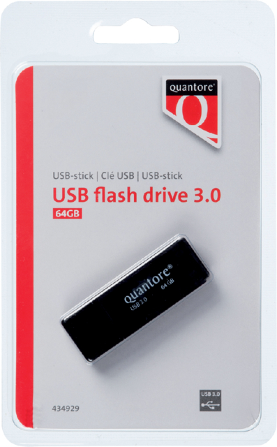 USB-stick 3.0 Quantore 64GB