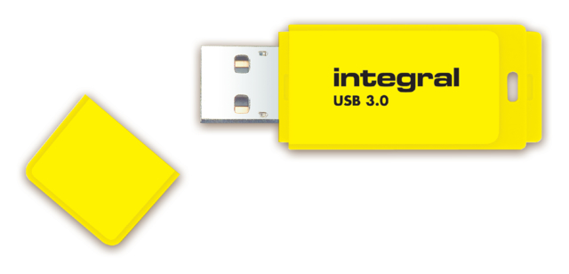 USB-stick 3.0 Integral 64GB neon geel