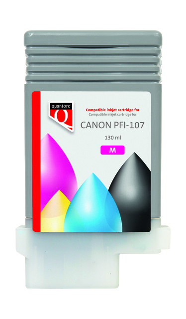 Cartouche d'encre Quantore alternative pour Canon PFI-107 rouge