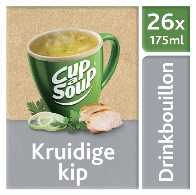 Cup-a-Soup Unox heldere bouillon kruidige kip 26x175ml