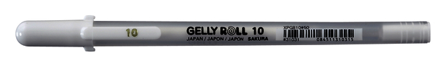 Gelschrijver Sakura Gelly Roll Basic 10 0.5mm wit