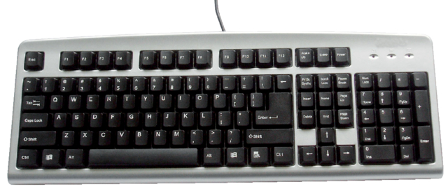 Clavier Quantore qwerty noir