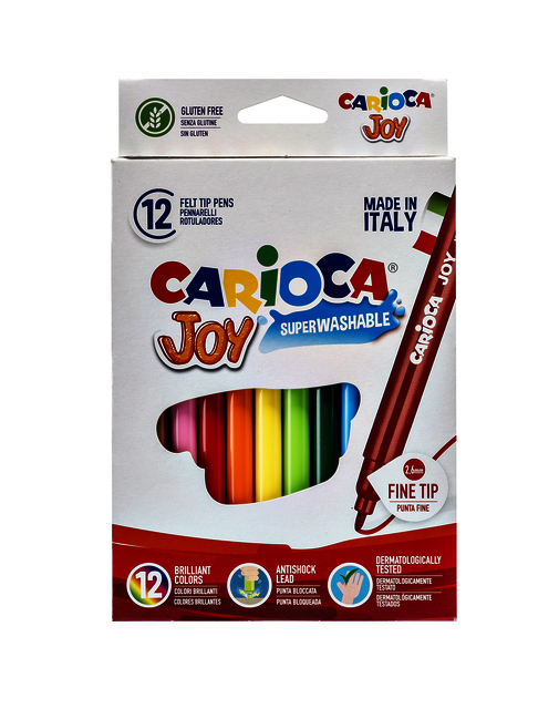 Viltstift Carioca Joy assorti set à 12 stuks