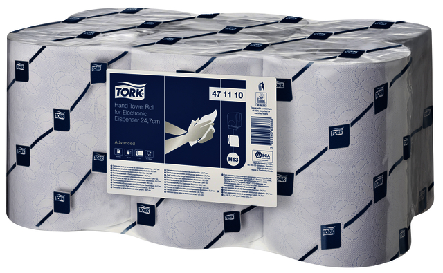 Handdoekrol Tork H13 Advanced 2-laags 143m wit 471110