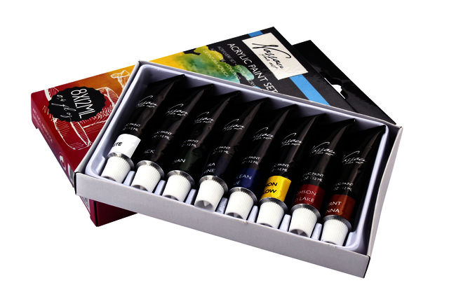 Acrylverf Nassau Art set met 8 kleuren