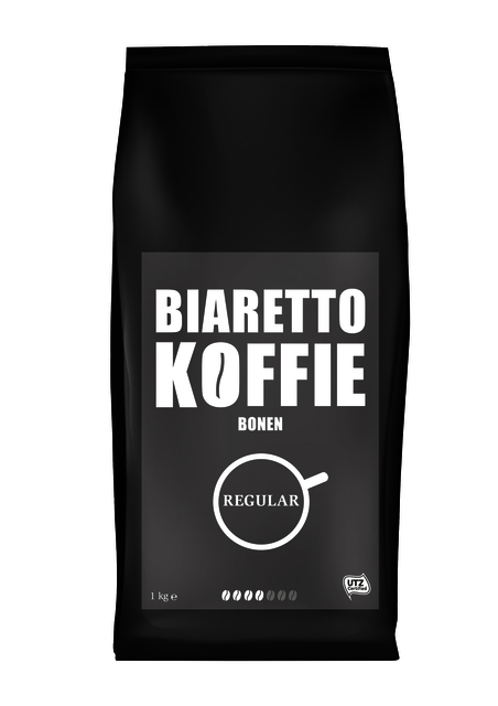 Koffie Biaretto bonen regular 1000 gram