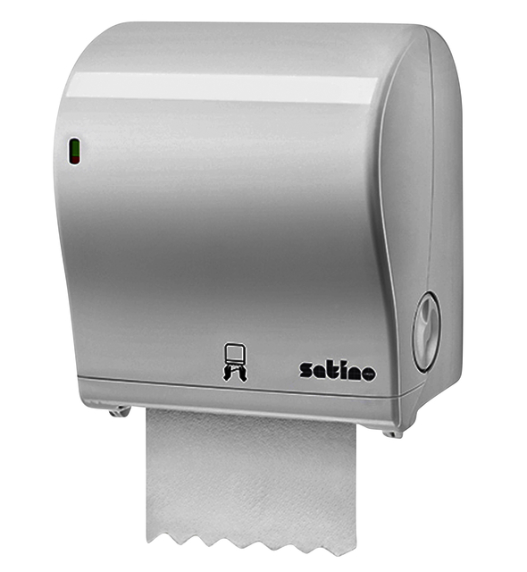 Handdoekroldispenser Satino PT1 AutoCut medium wit 331520