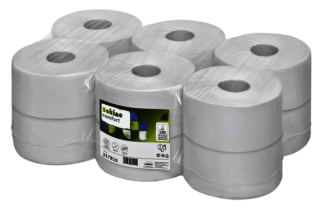 Toiletpapier Satino JT1 Comfort 2-laags 180m wit 317810