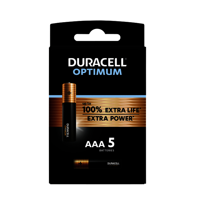 Batterij Duracell Optimum 100% 5xAAA