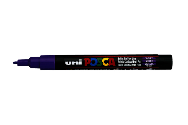 Marqueur peinture Posca PC3M Fin violet