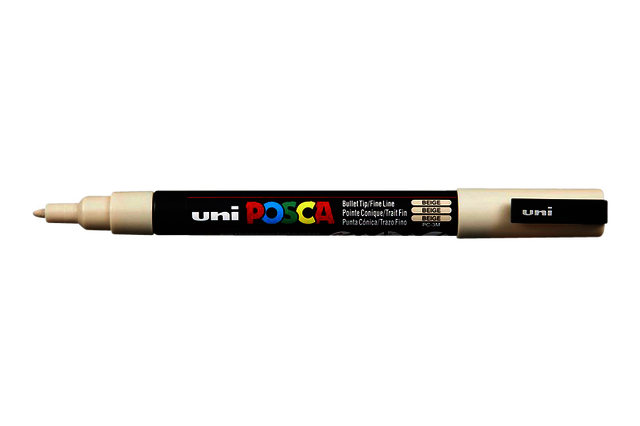 Verfstift Posca PC3M fijn beige