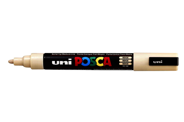 Verfstift Posca PC5M medium beige